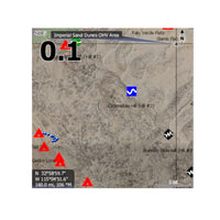 Glamis Dunes Lowrance Map