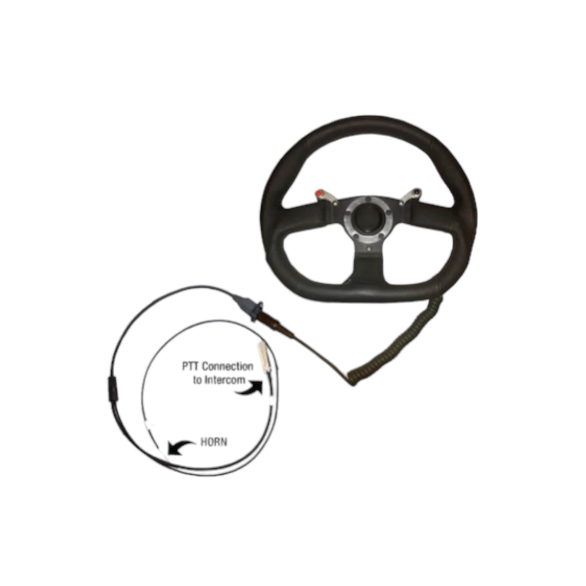 Quick Disconnect Steering Wheel PTT Assembly - Nexus